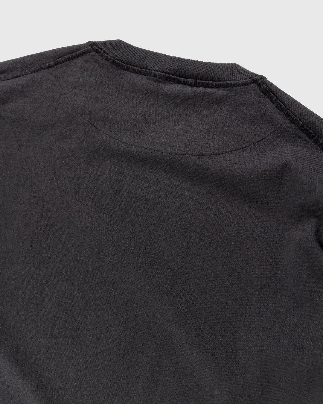 Stone Island – Fissato Longsleeve T-Shirt Charcoal - Longsleeves - Grey - Image 4