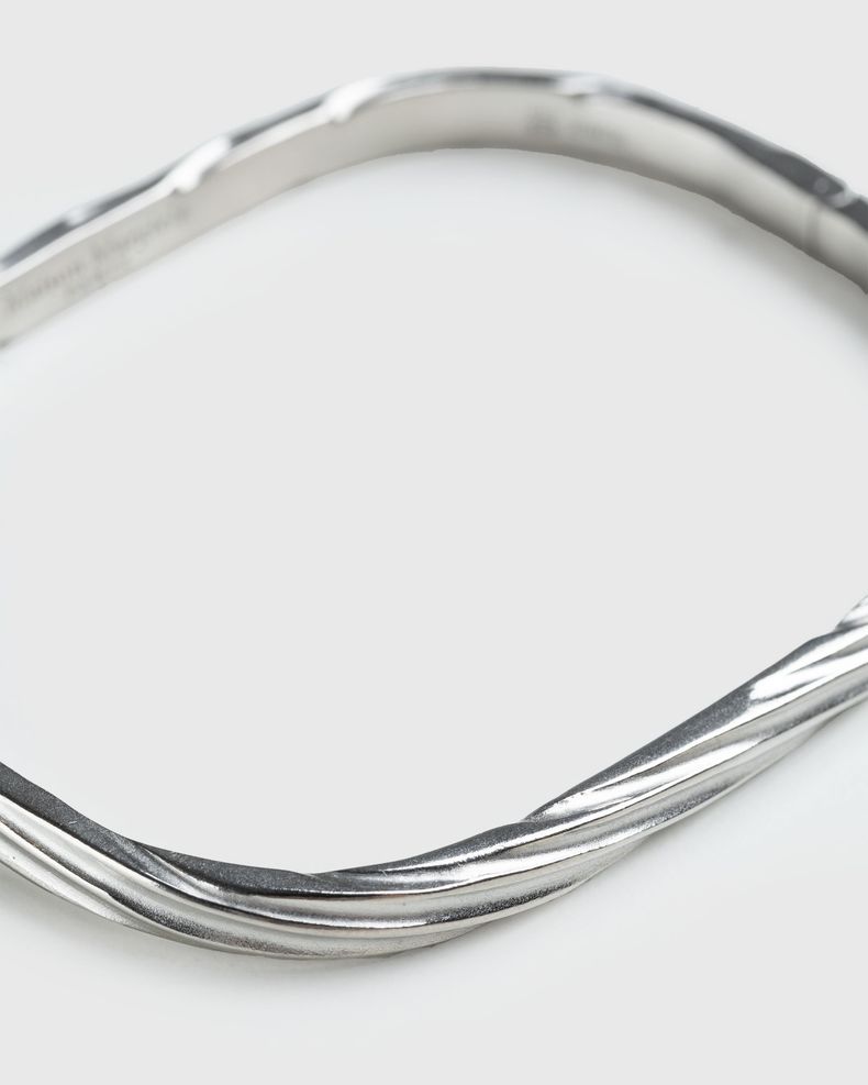 Maison Margiela Unisex Rigid Bracelet Silver