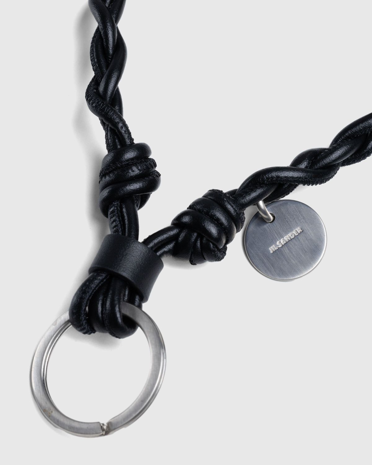 Jil Sander – Tangle Key Ring Black - Keychains - Black - Image 4