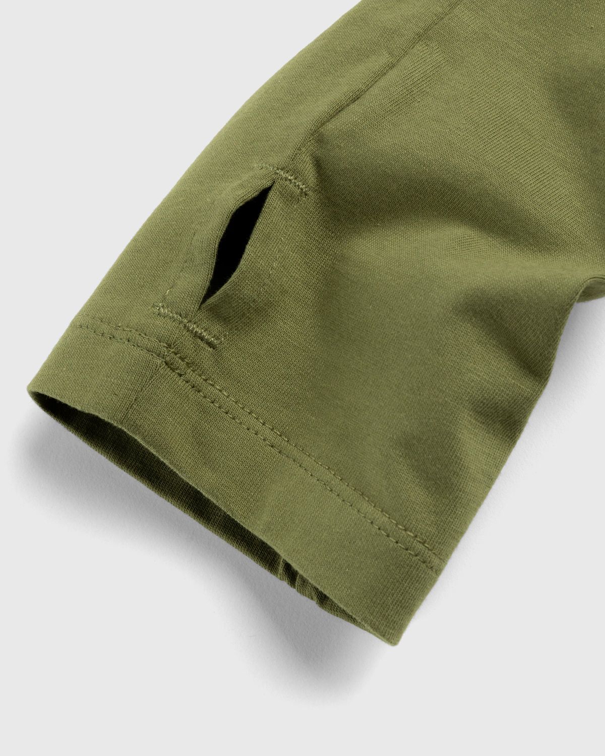 Marine Serre – Organic Cotton Relaxed Long-Sleeve Top Green - Longsleeves - Green - Image 4