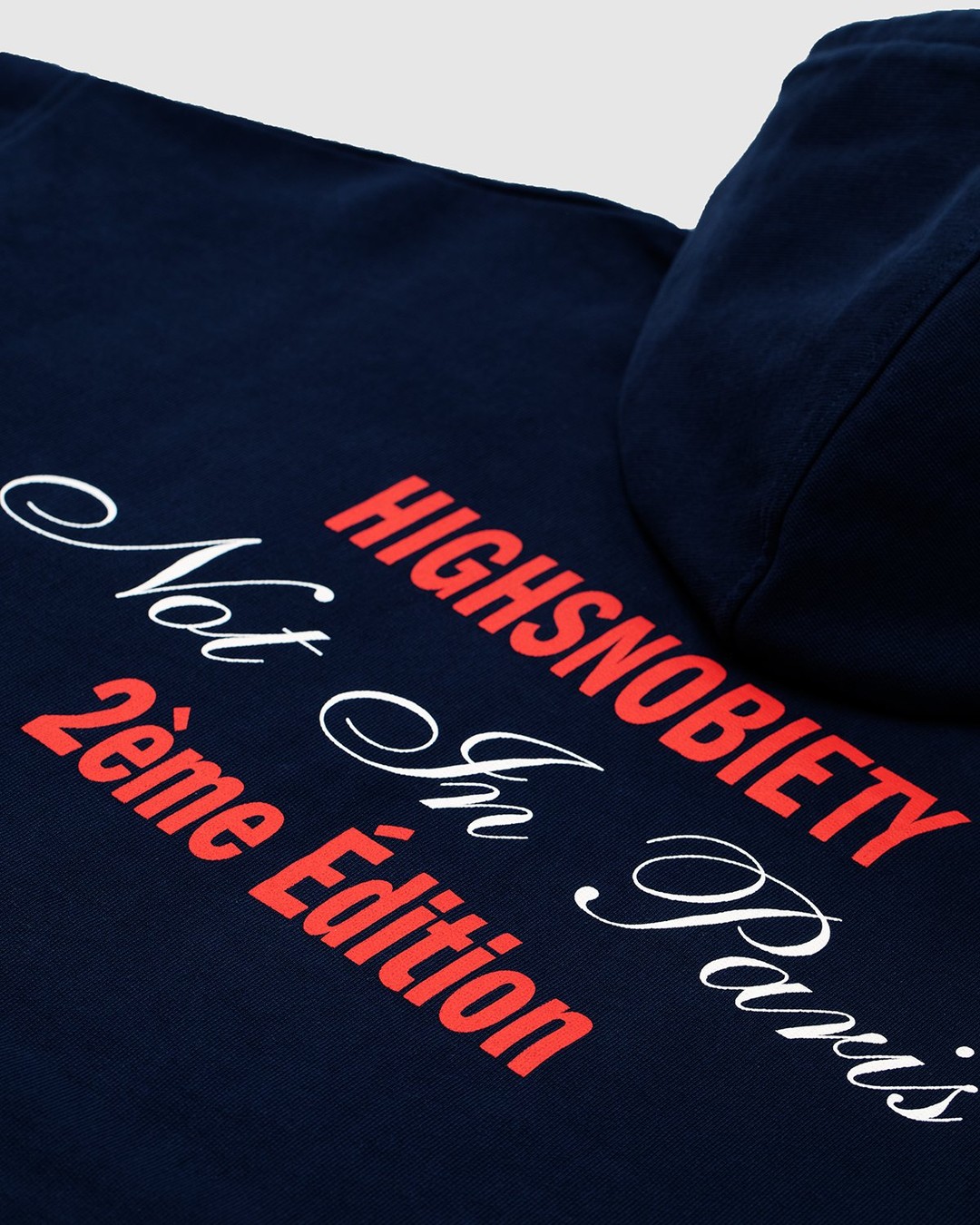 Highsnobiety – Not In Paris Eiffel Tower Hoodie Navy - Sweats - Blue - Image 4