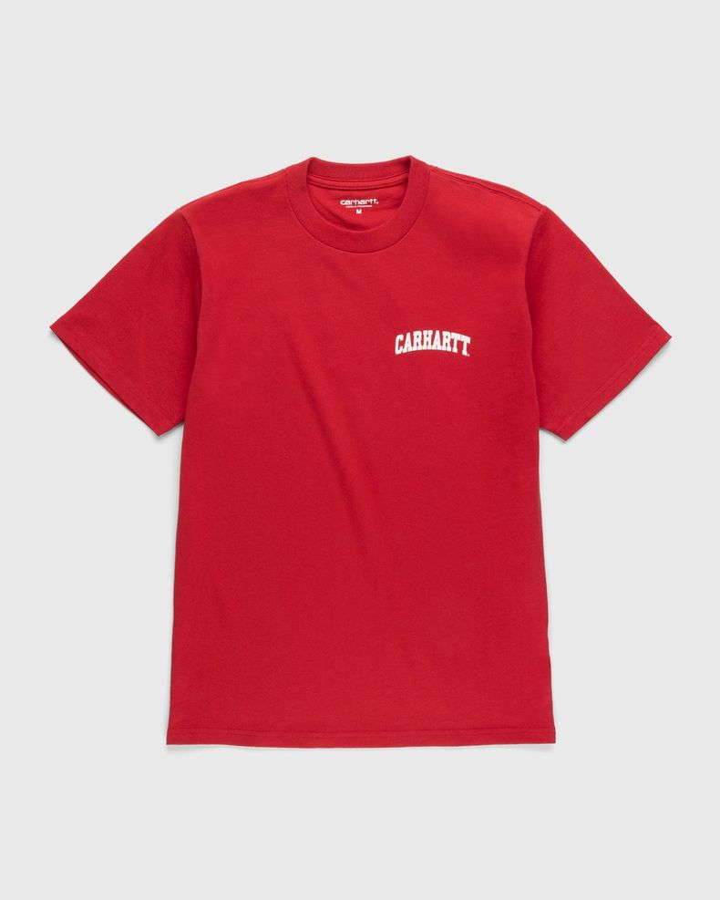 Carhartt WIP – University Script T-Shirt Cornel White