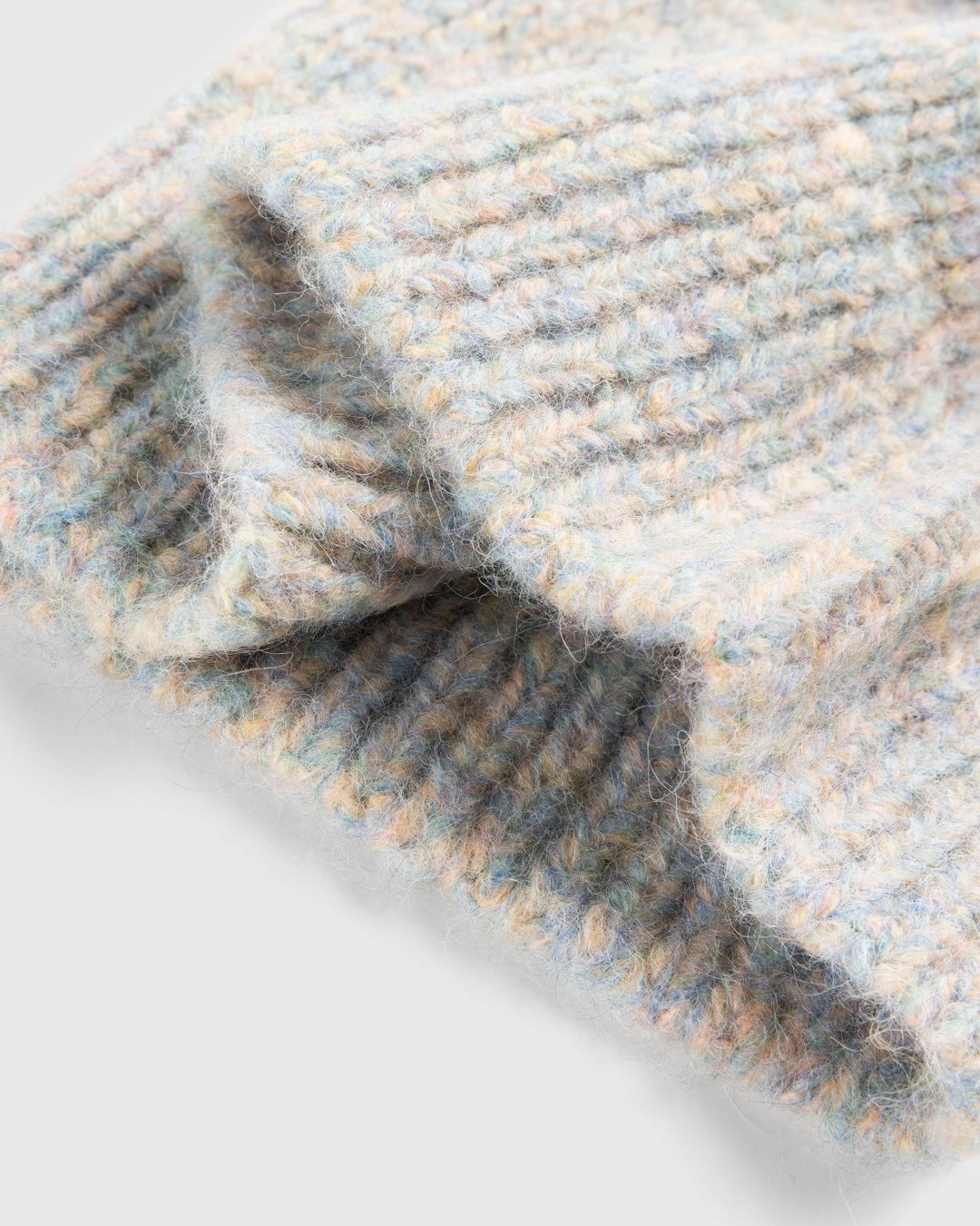 Dries van Noten – Moss Knit Hat Multi - Hats - Blue - Image 2