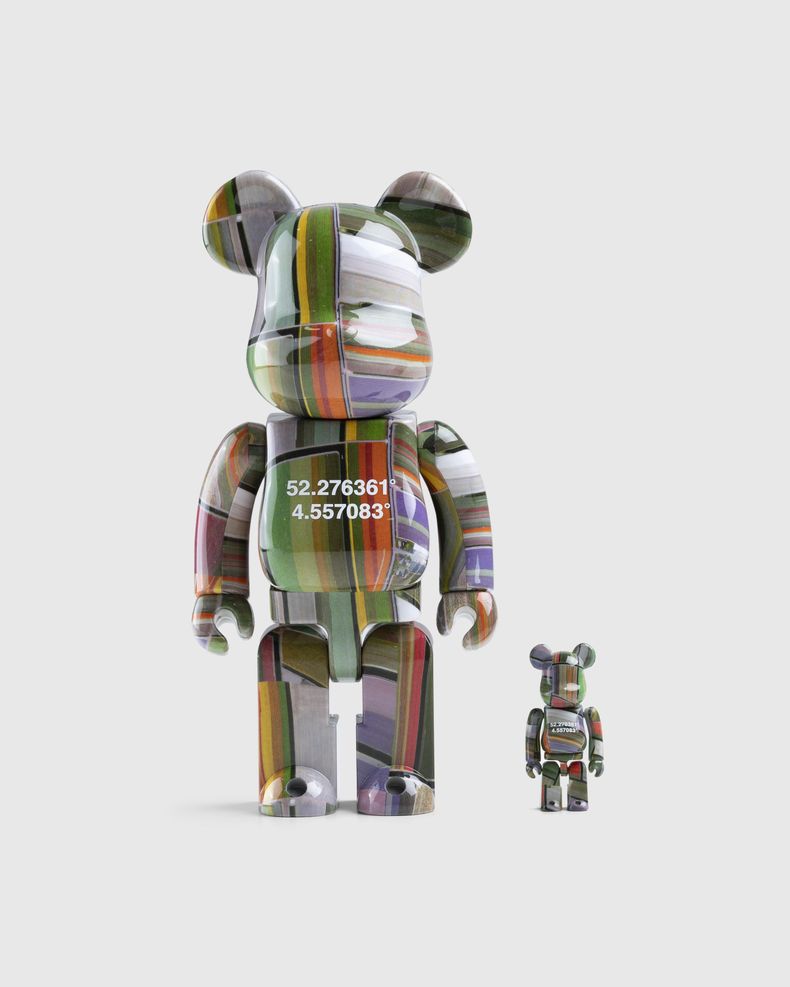 Be@rbrick Benjamin Grant Overview Lisse 100% and 400% Set Multi