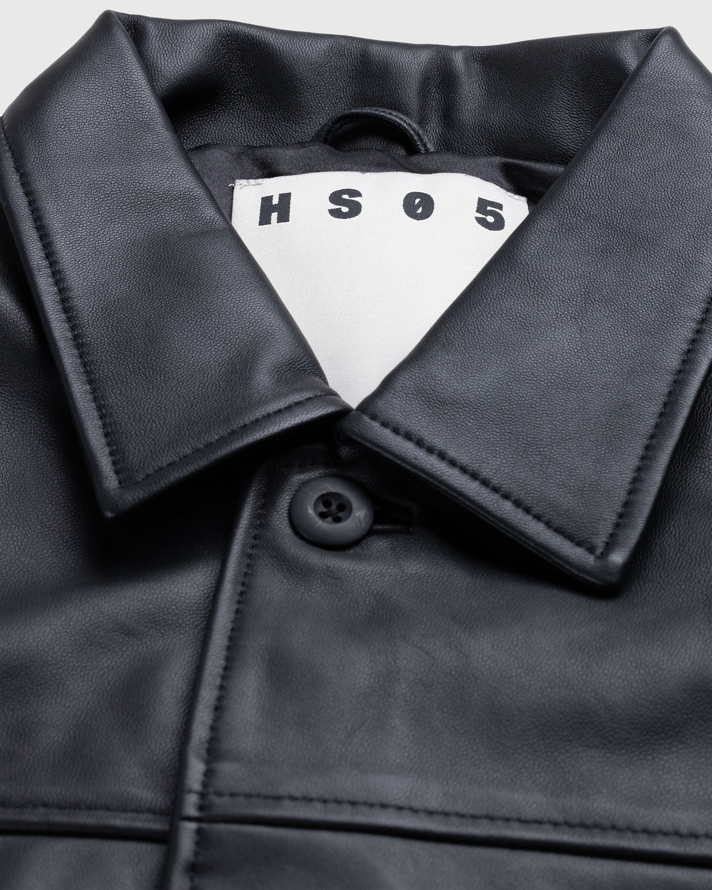 Highsnobiety HS05 – Leather Jacket Black - Outerwear - Black - Image 6