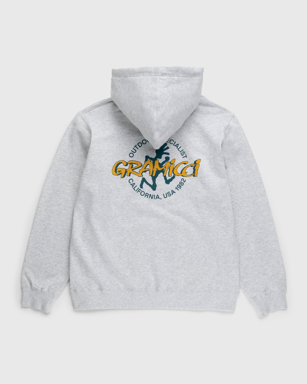 Gramicci – Running Man Hoodie Grey - Sweats - Grey - Image 1