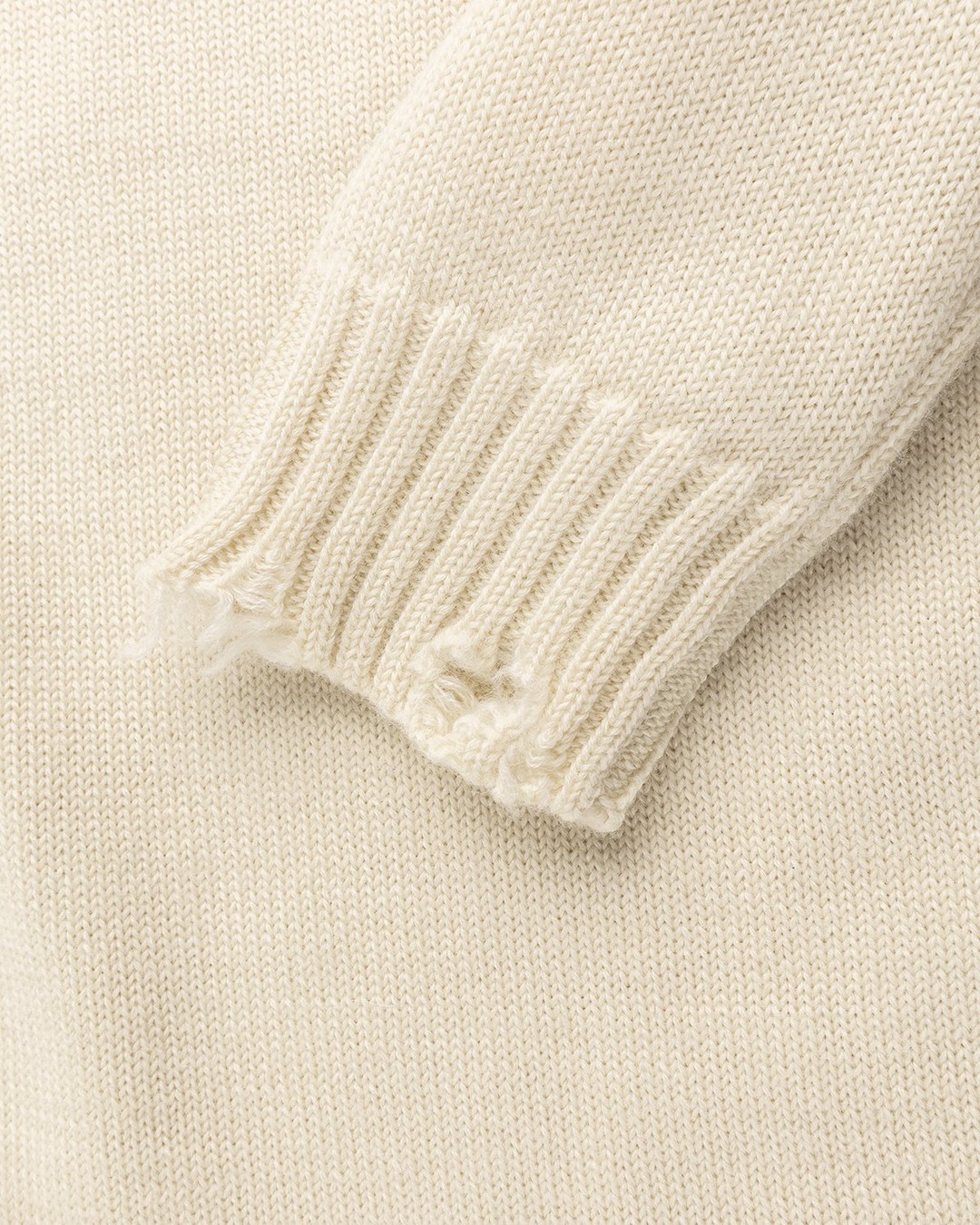 Maison Margiela – Pullover Ecru - Knitwear - Beige - Image 3