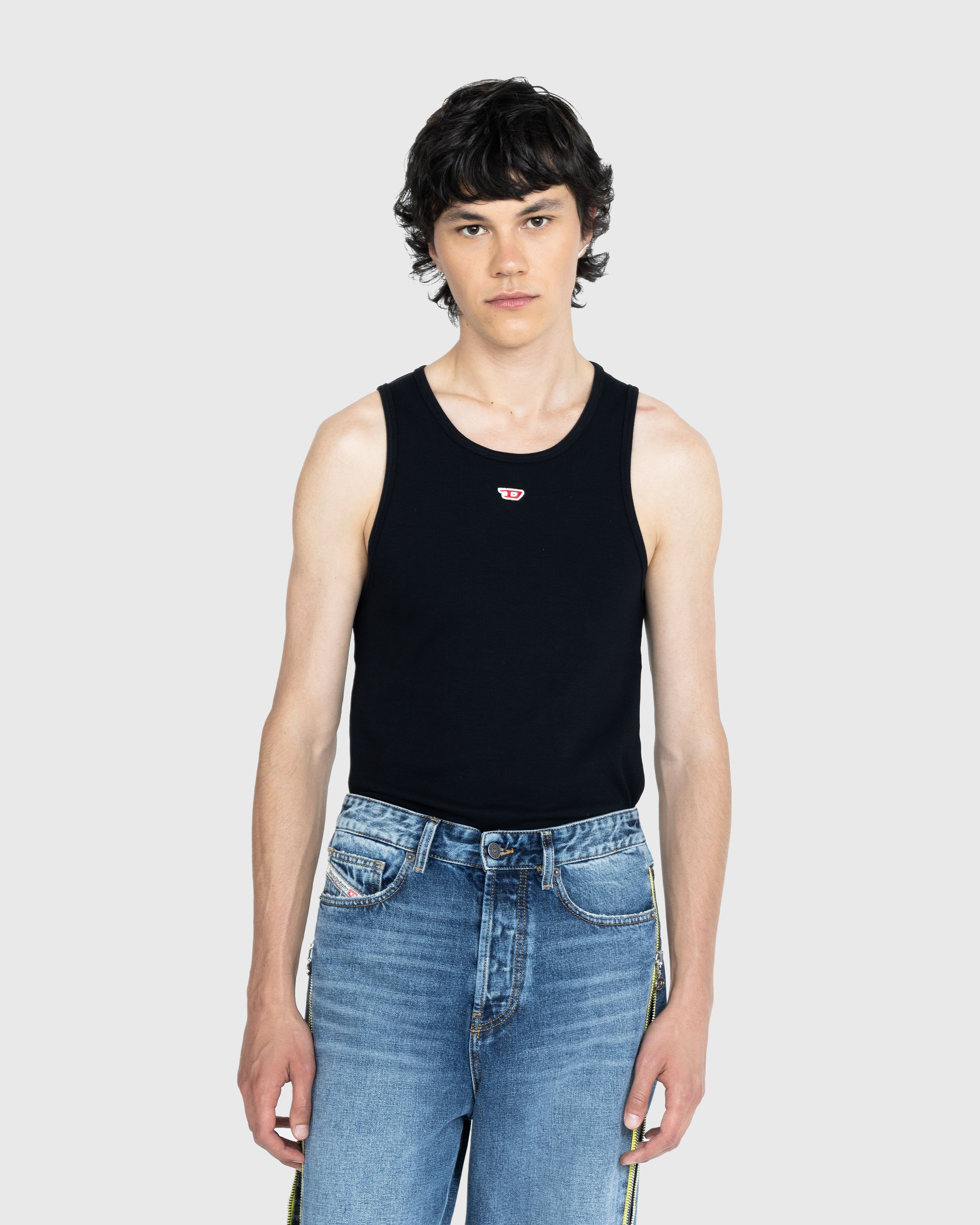 Diesel – T-Lifty-D Tank Top Black - Men Tops - Black - Image 2