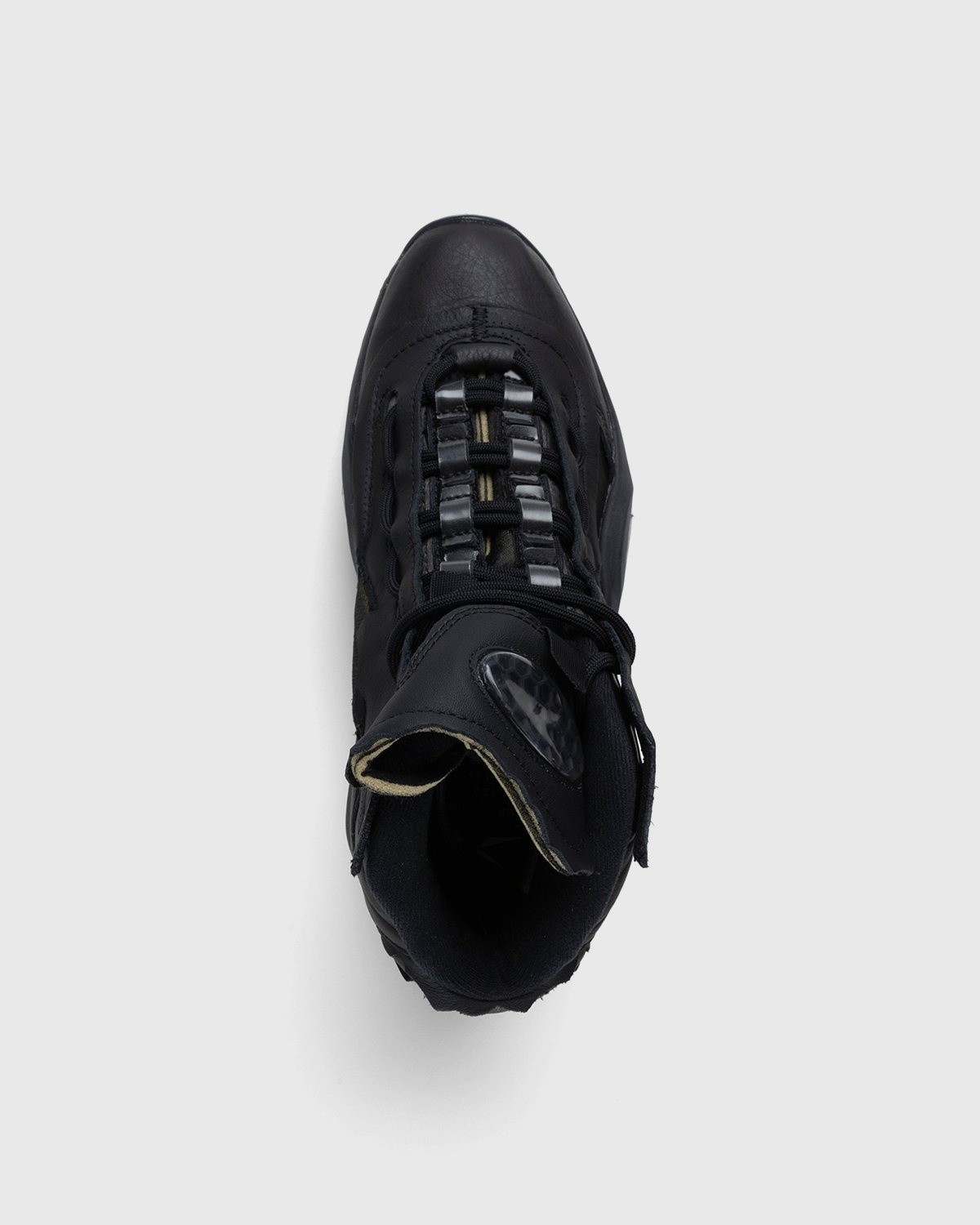 Reebok x Maison Margiela – Question Mid Memory Of Black - High Top Sneakers - Black - Image 6
