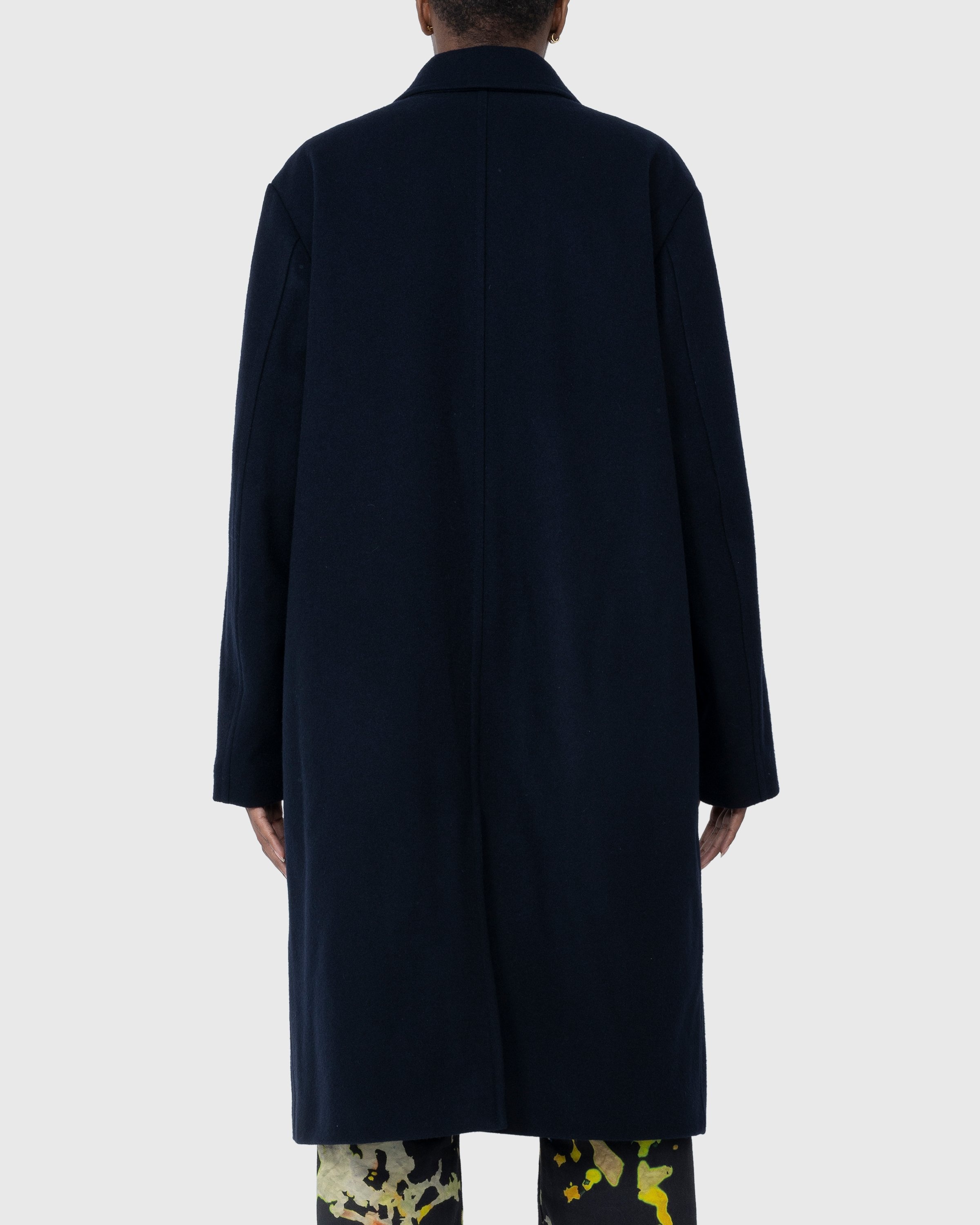 Dries van Noten – Rankle Coat Navy - Outerwear - Blue - Image 4