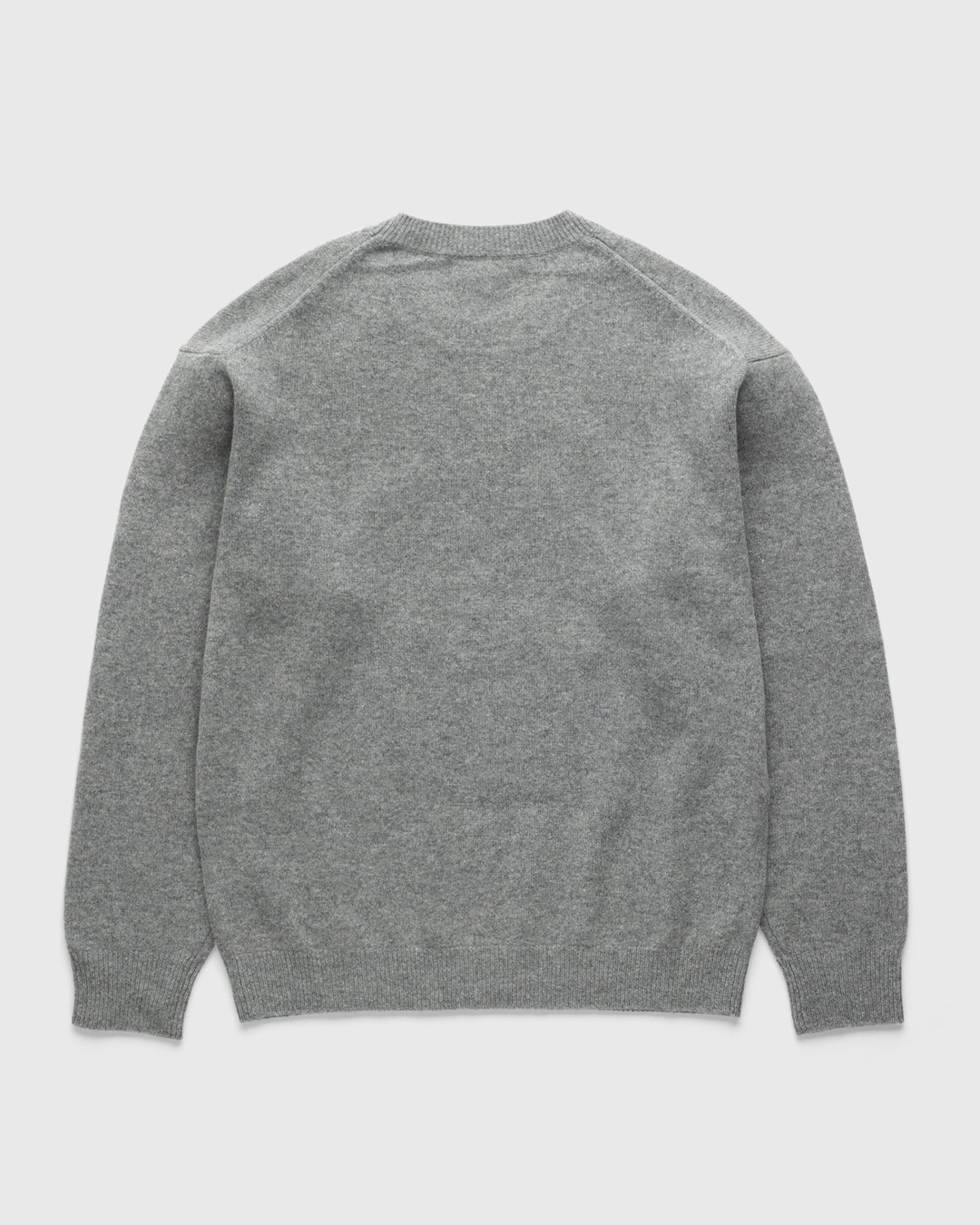 Kenzo – Boke Flower Merino Wool Sweater Middle Grey - Crewnecks - Grey - Image 2