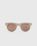 SL 571 Round Frame Sunglasses Ivory/Brown
