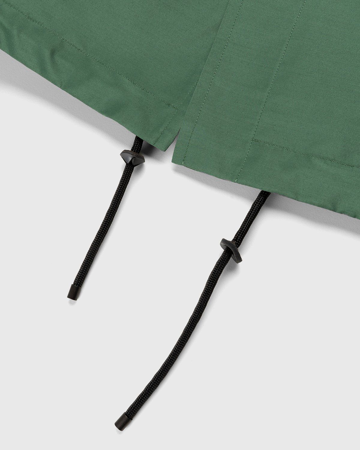 Auralee – Silk Polyester Hooded Jacket Green - Outerwear - Green - Image 7