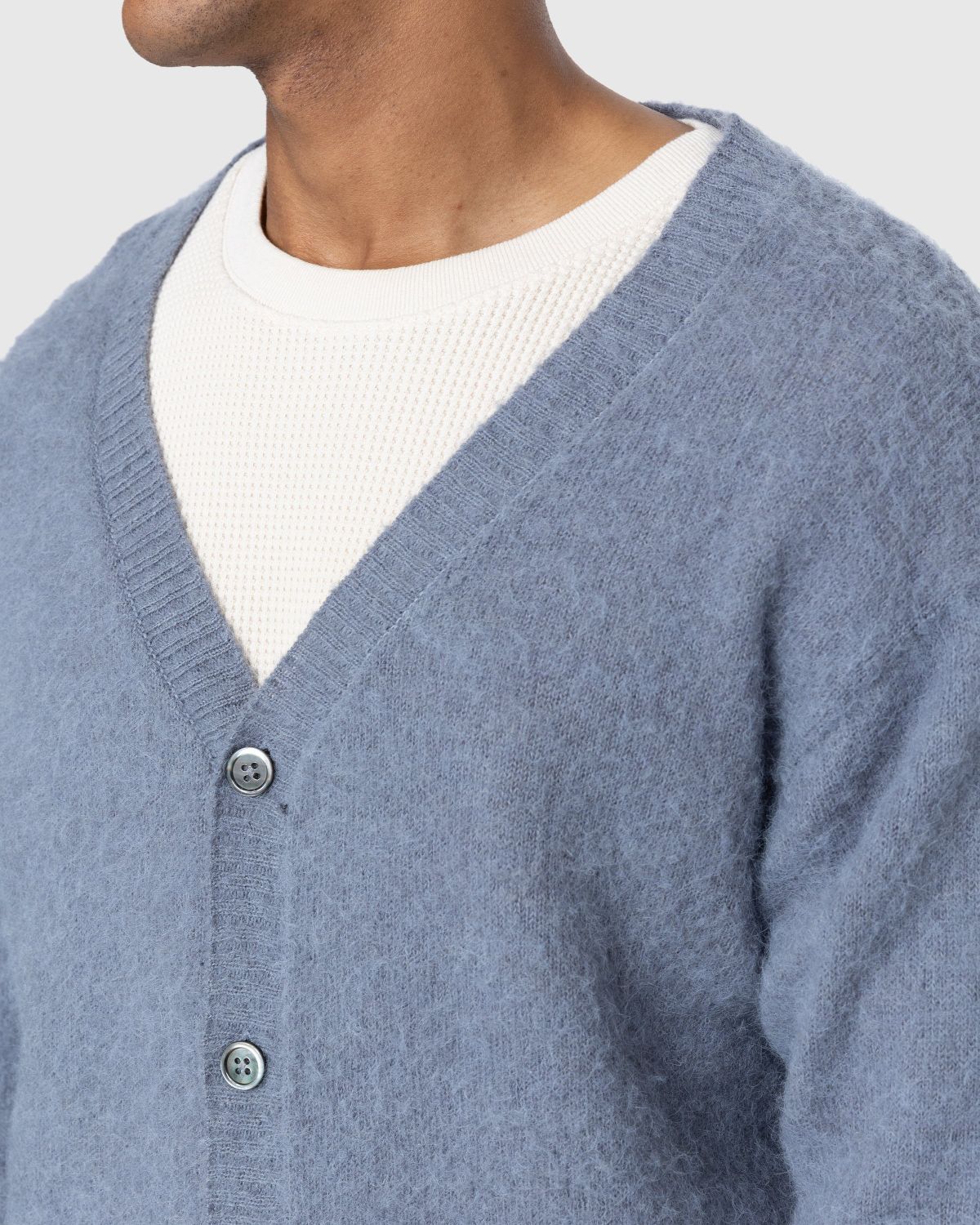 Highsnobiety – Alpaca Cardigan Blue - Knitwear - Blue - Image 6