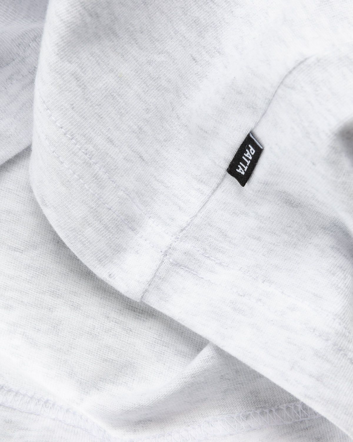 Patta – Teddy Bear T-Shirt Snow Melange Grey - T-shirts - Grey - Image 7