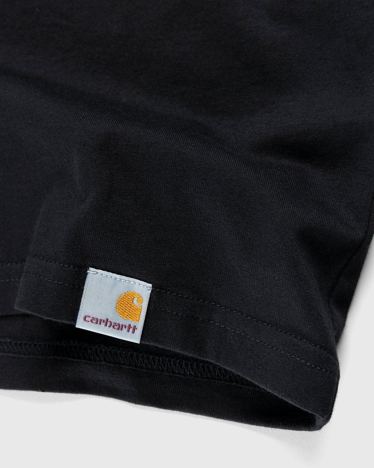 Carhartt WIP x Herrensauna – Logo T-Shirt Black White Cypress - T-shirts - Black - Image 5