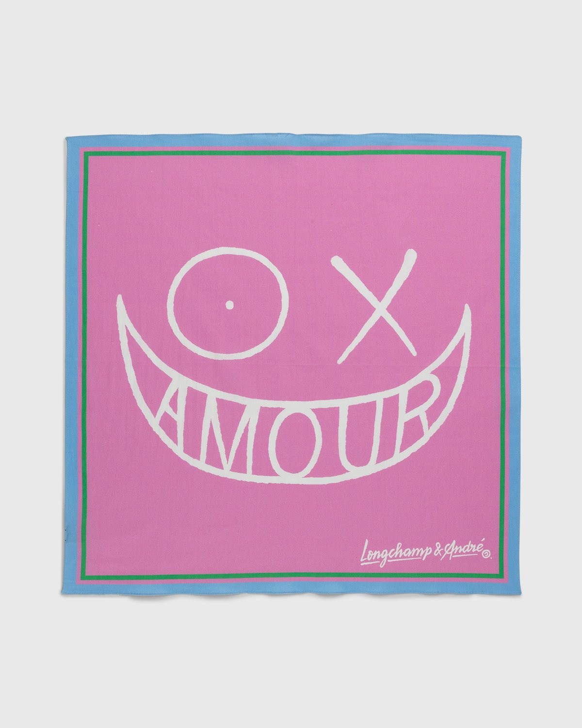 Longchamp x André Saraiva – Stoles Pink - Scarves - Pink - Image 1
