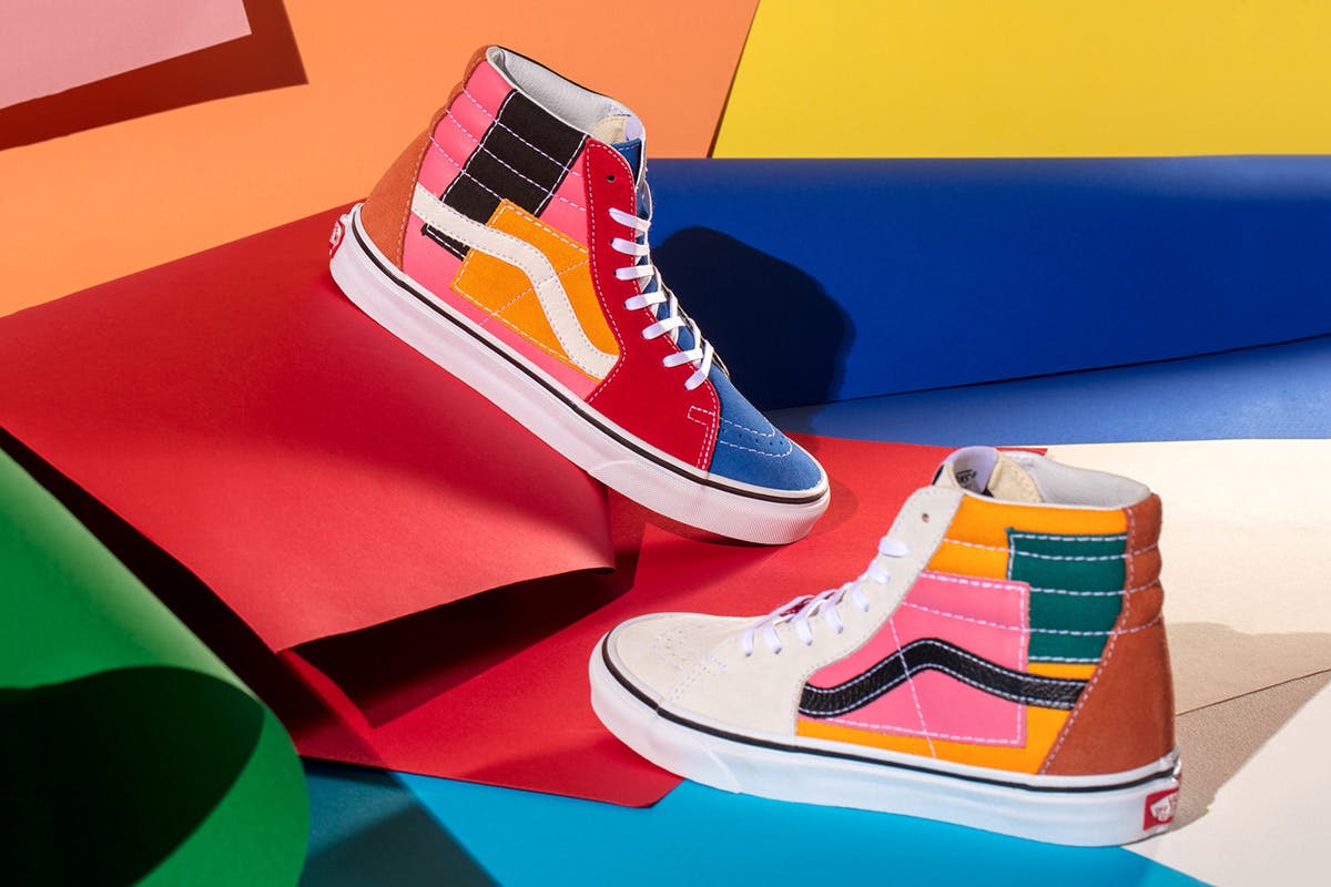vans patchwork pack buy now vans era vans sk8 hi vans slip-on