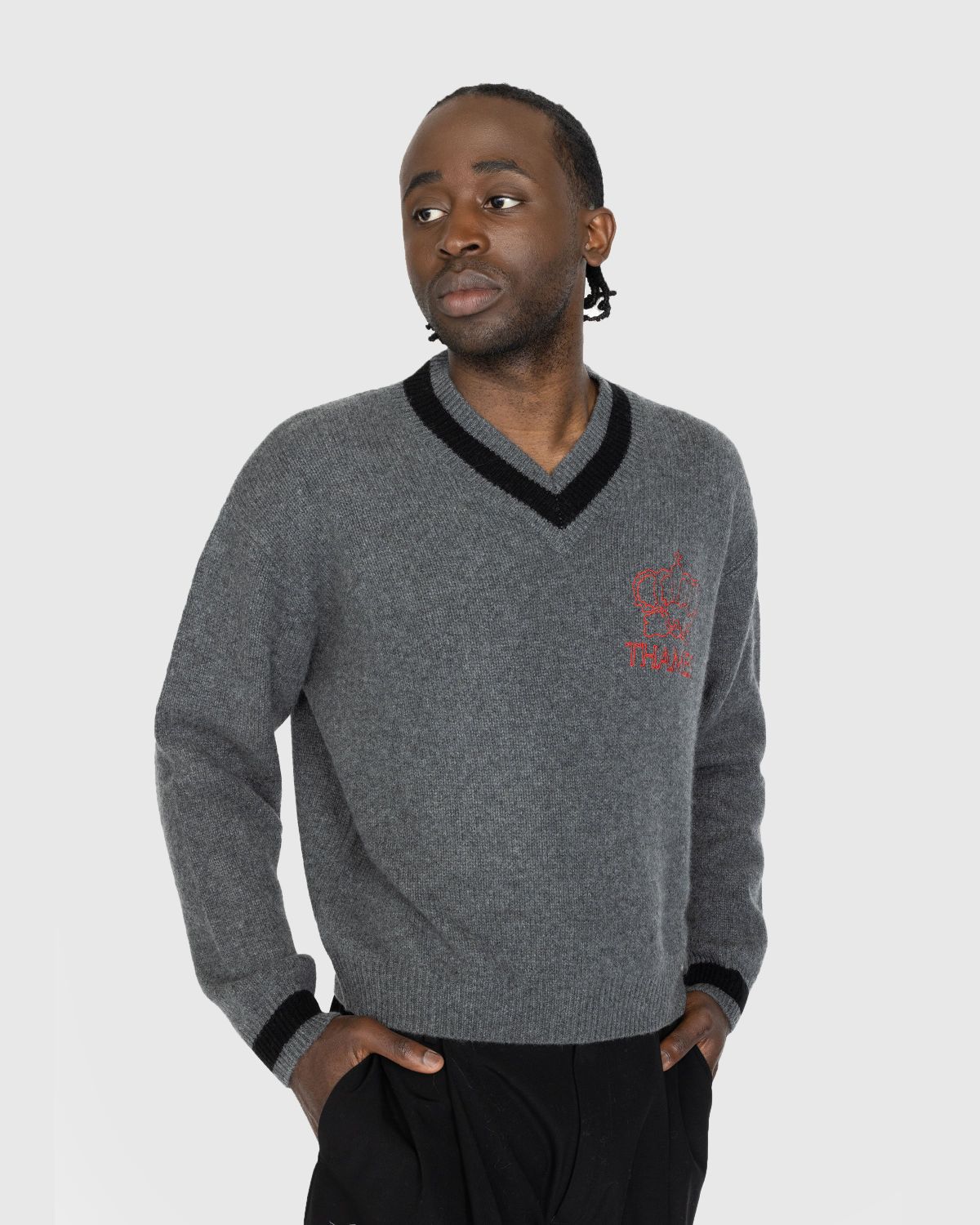 THAMES MMXX. – P.G. Knit Cashmere Grey - Knitwear - Grey - Image 2