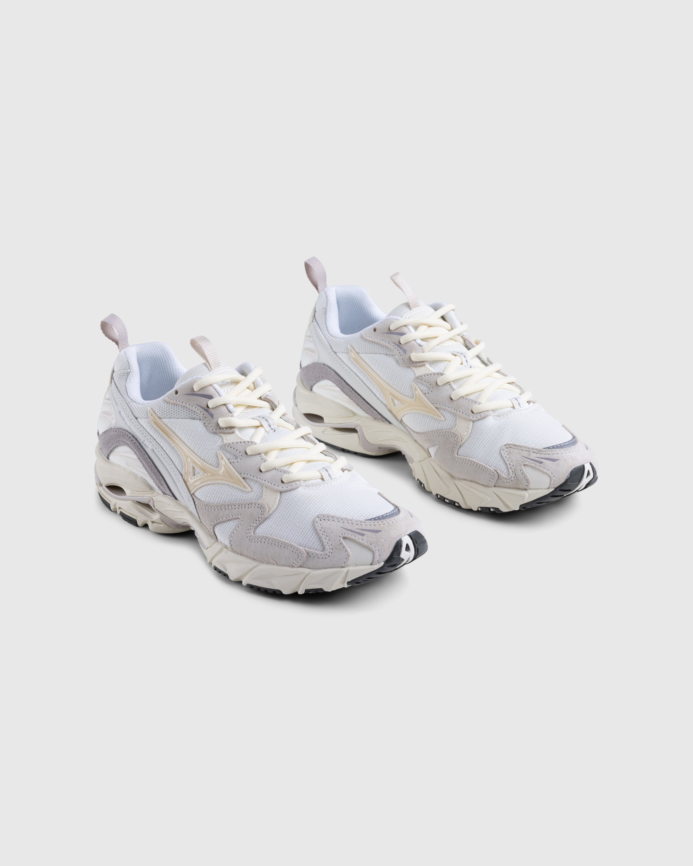 Mizuno – Wave Rider 10 Opal Gray - Sneakers - White - Image 3