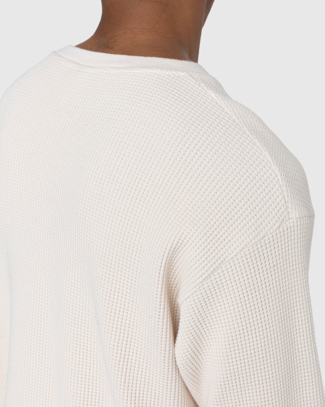 Highsnobiety – Thermal Crew Eggshell - Sweats - Beige - Image 7
