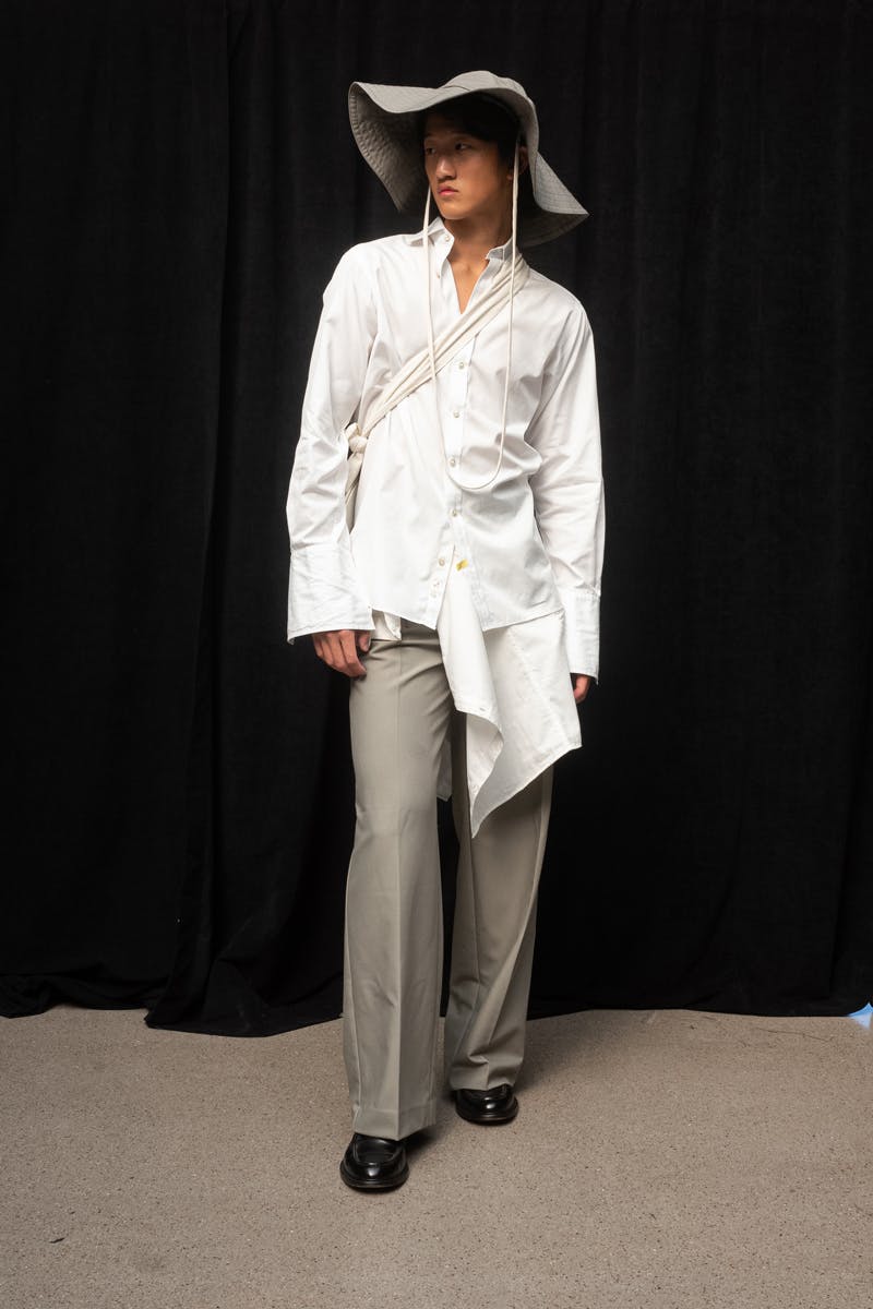 MR. SATURDAY SPRING/SUMMER 2022 PRESENTATION: “AS SHE’S FIXING HER HAIR” NEW YORK FASHION WEEK BACKSTAGE