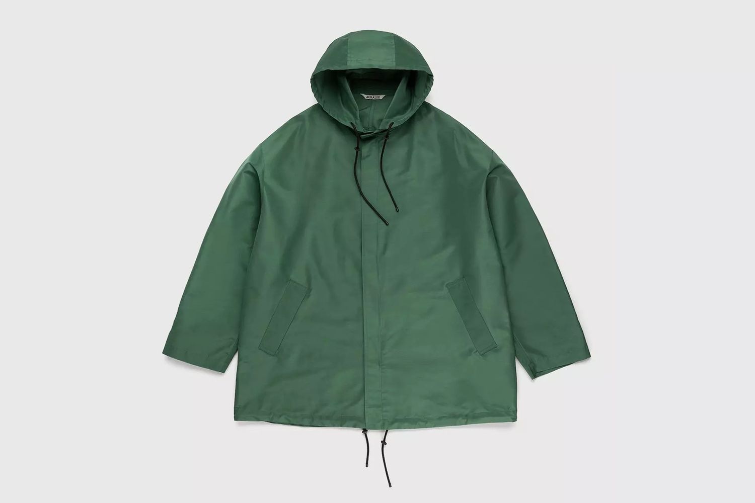 Silk Polyester Hooded Jacket