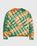 The Elder Statesman – Zig Crew Ivory - Knitwear - Blue - Image 1