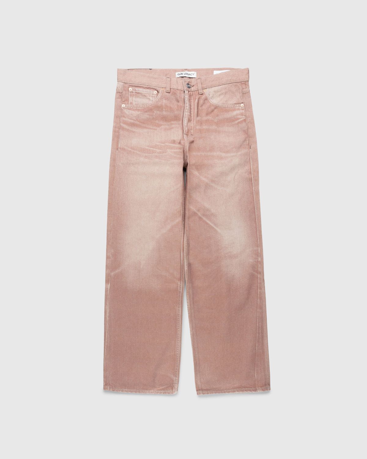 Our Legacy – Third Cut Digital Rust Denim  - Pants - Red - Image 1