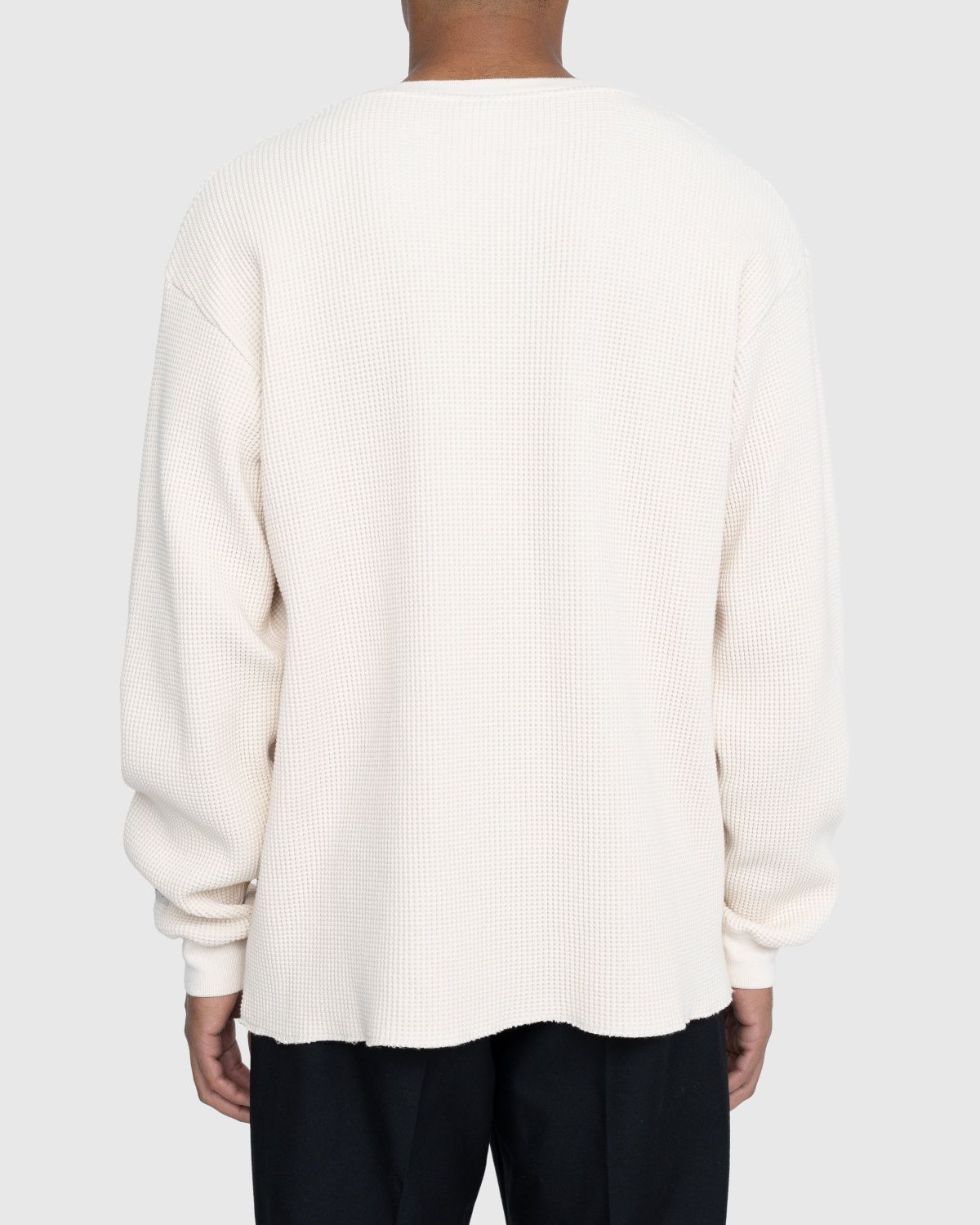 Highsnobiety – Thermal Crew Eggshell - Sweats - Beige - Image 5