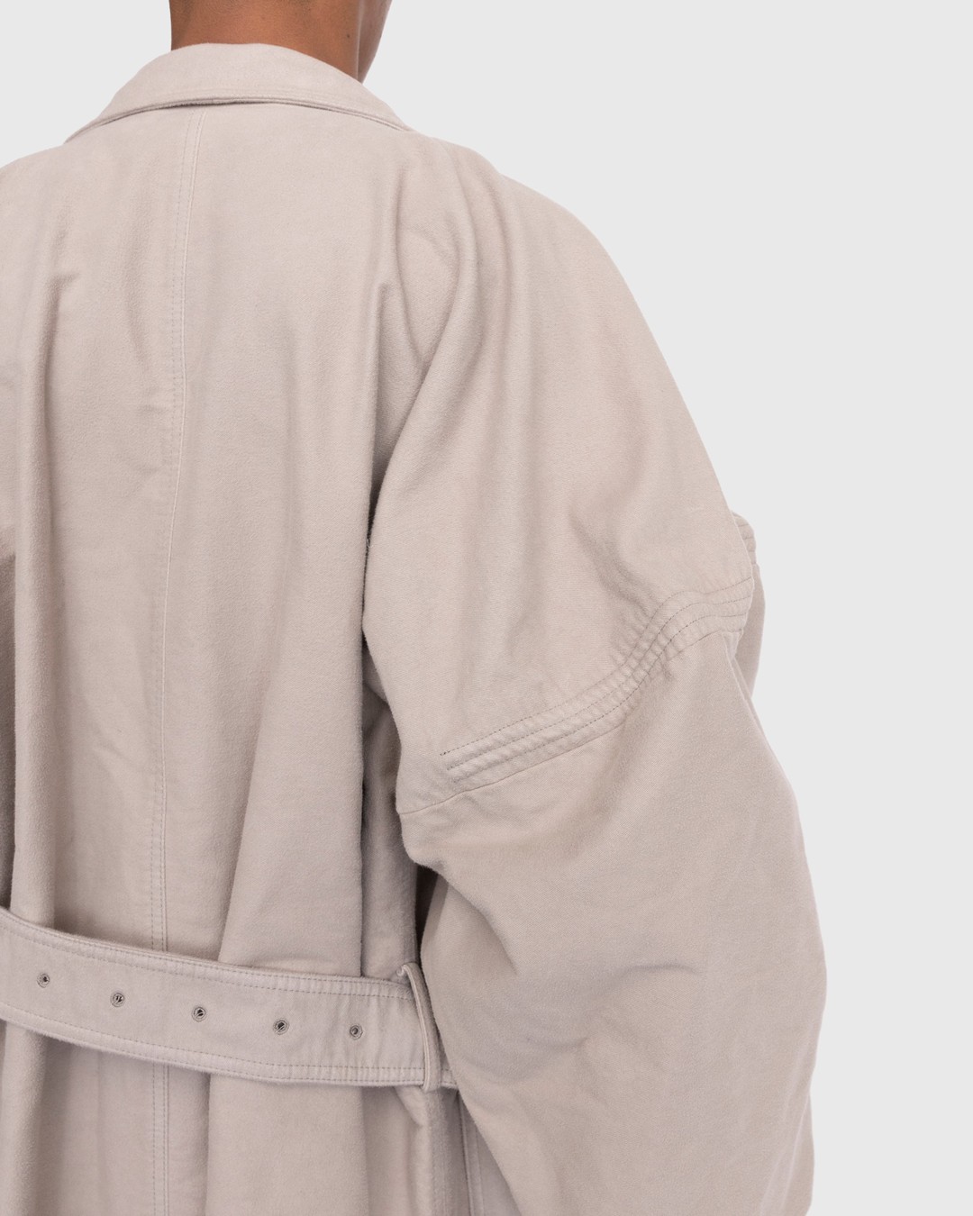 Y/Project – Wire Maxi Trench Coat Brown - Outerwear - Brown - Image 3