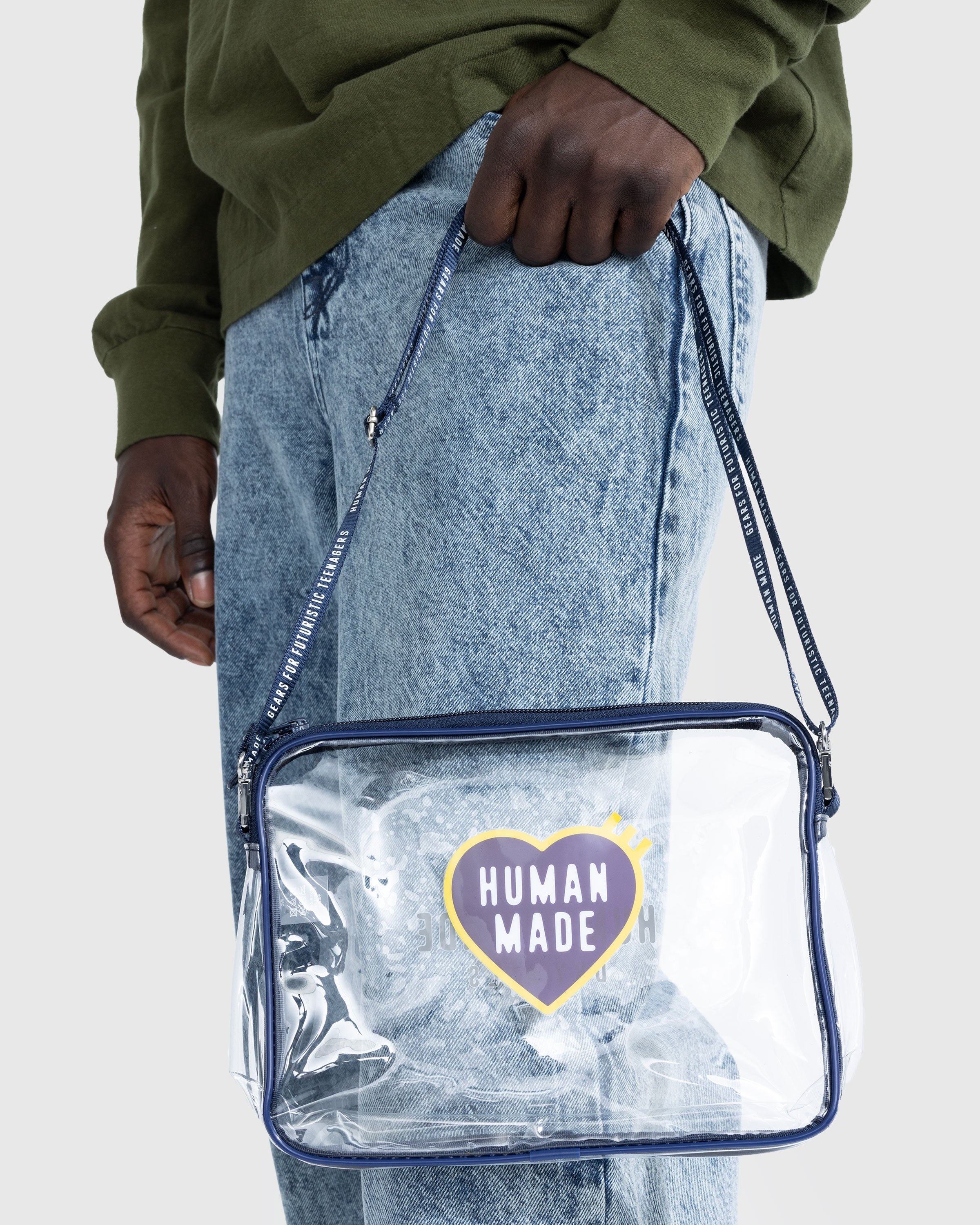 Human Made – PVC POUCH LARGE Navy | Highsnobiety Shop