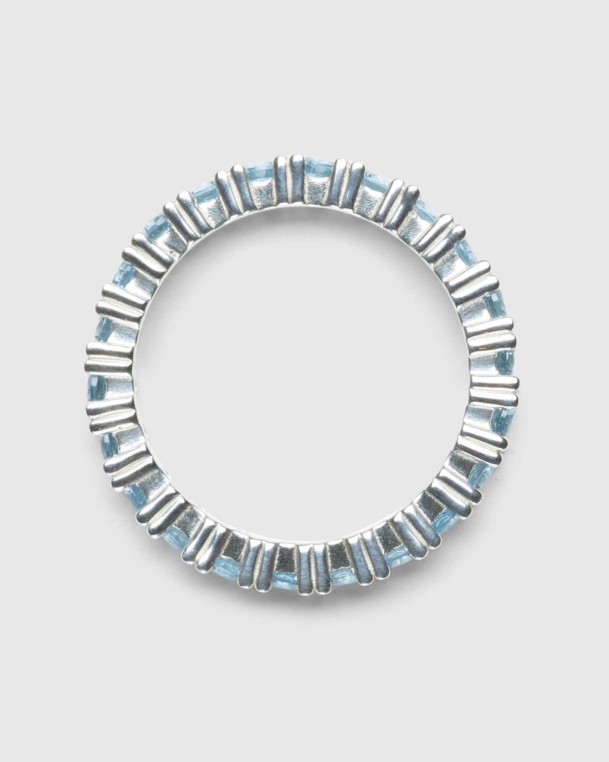 Hatton Labs – Eternity Ring Silver/Aqua - Jewelry - Multi - Image 1