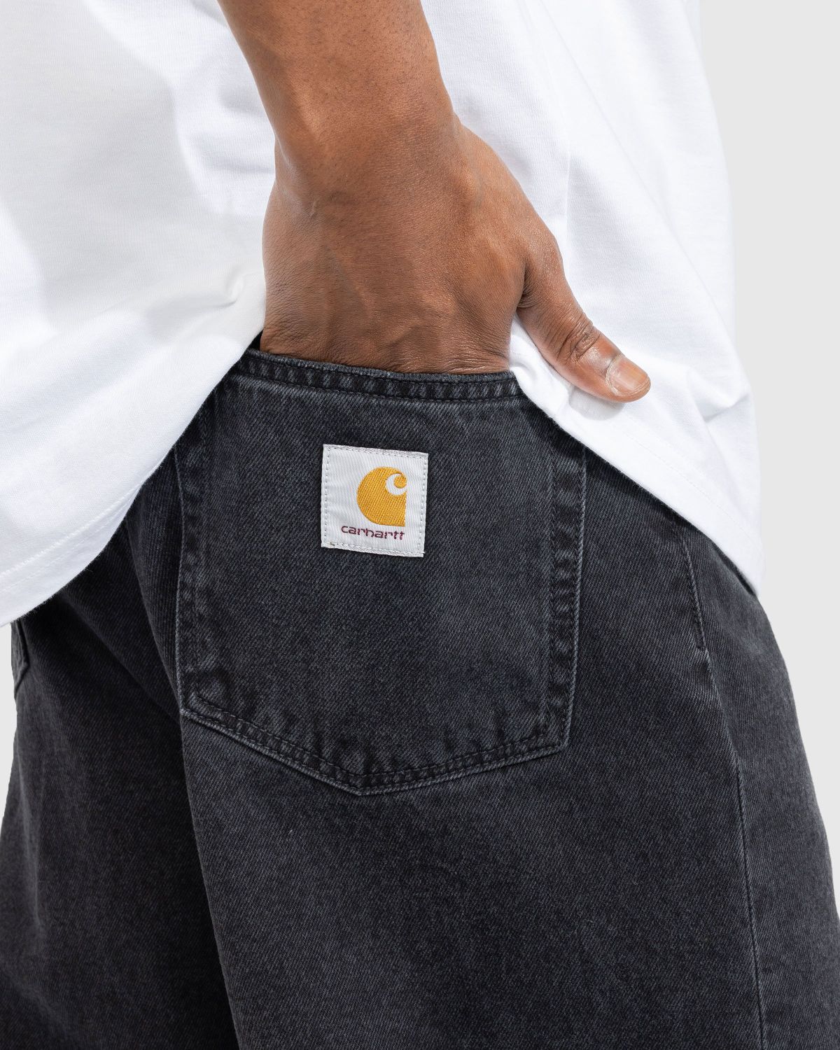 Carhartt WIP – Landon Pant Stonewashed Black - Pants - Black - Image 4