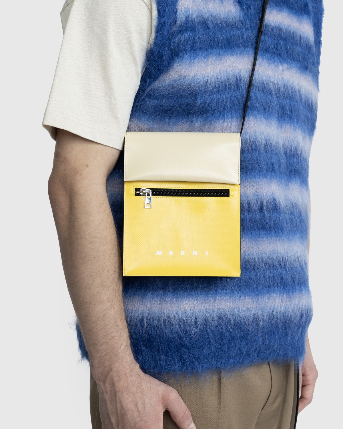 Marni – Tribeca Shoulder Bag Yellow | Highsnobiety Shop