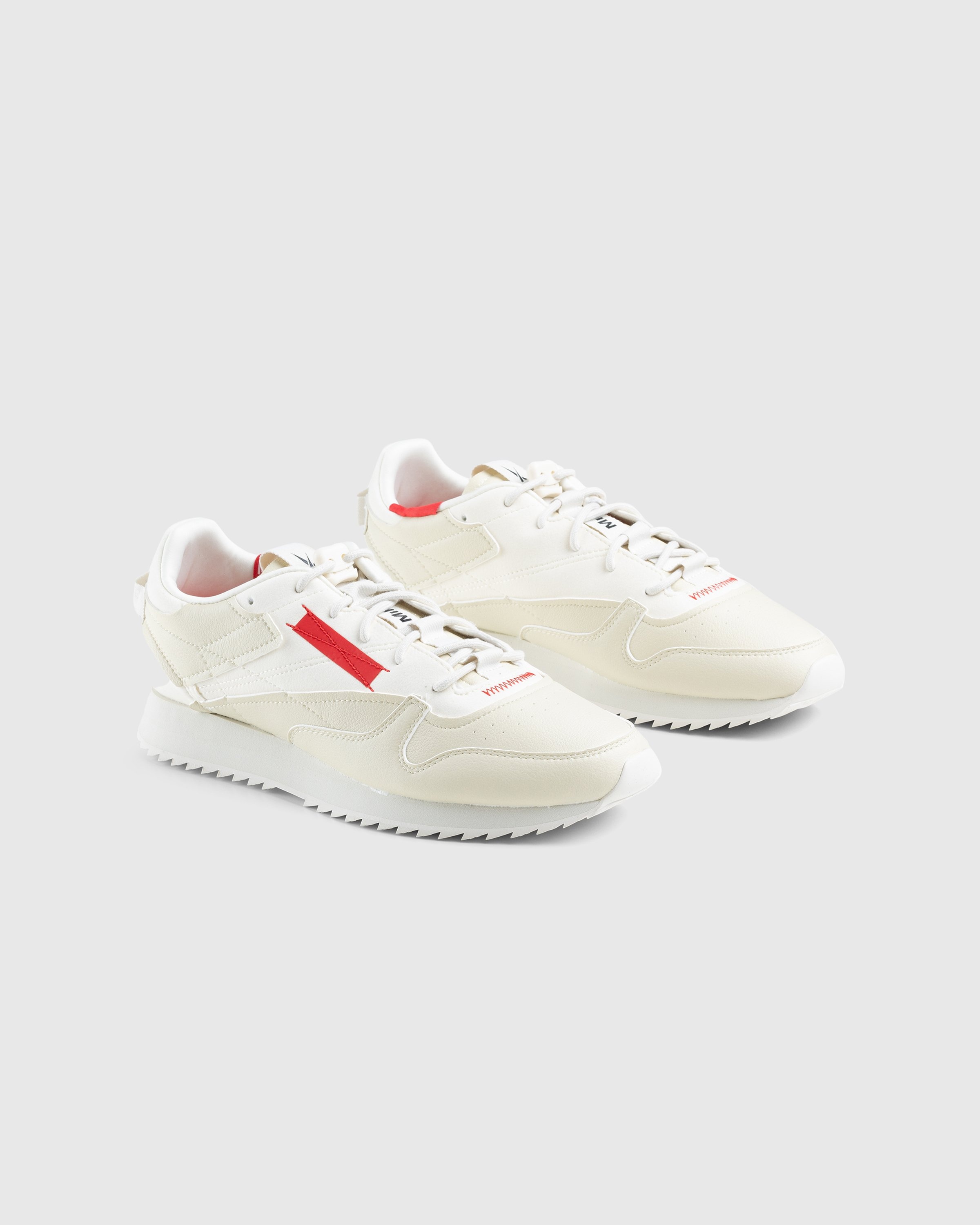 Reebok x Milk Makeup – Classic Vegan MIY Vintage Chalk/Vector Red/Core Black - Sneakers - Grey - Image 3