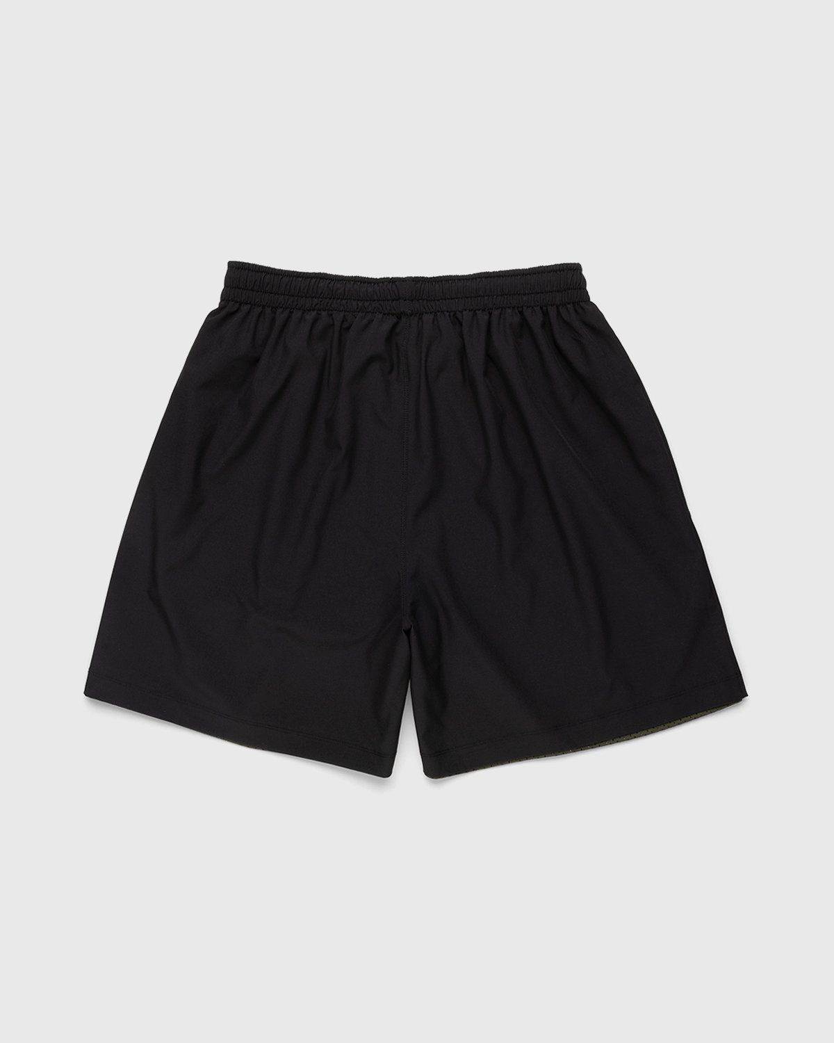 Highsnobiety – HS Sports Reversible Mesh Shorts Black/Khaki - Shorts - Green - Image 4