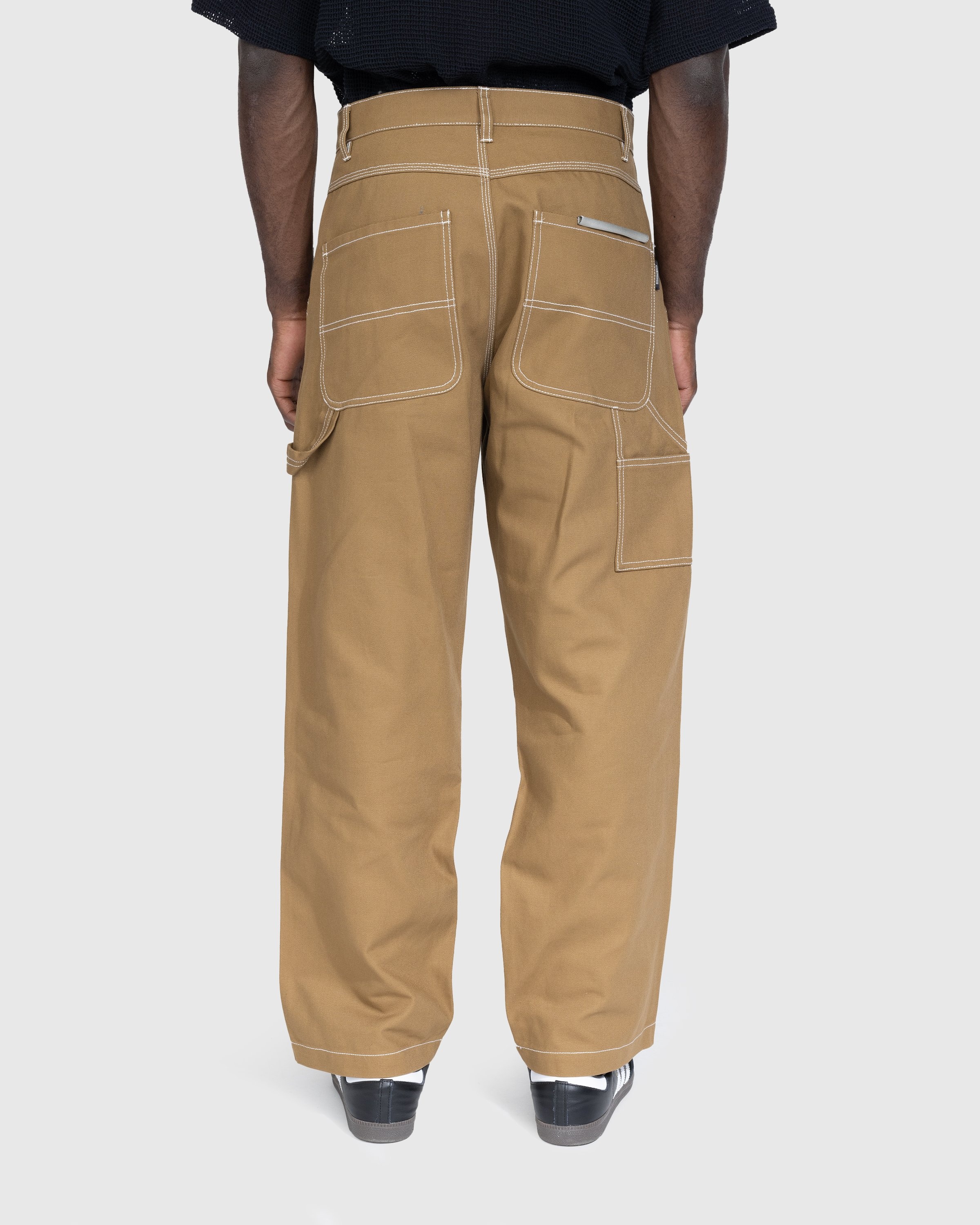 Highsnobiety – Carpenter Trouser Dark Beige - Pants - Brown - Image 3