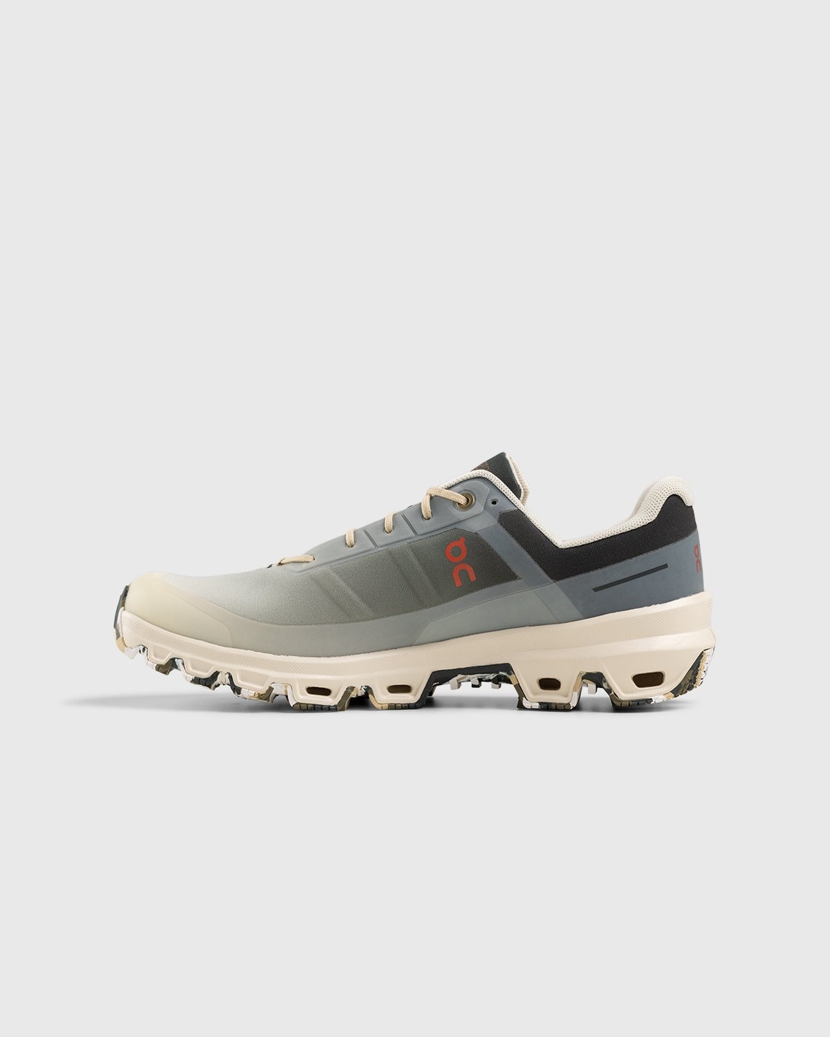 Loewe x On – Men's Cloudventure Gradient Khaki - Low Top Sneakers - Grey - Image 2