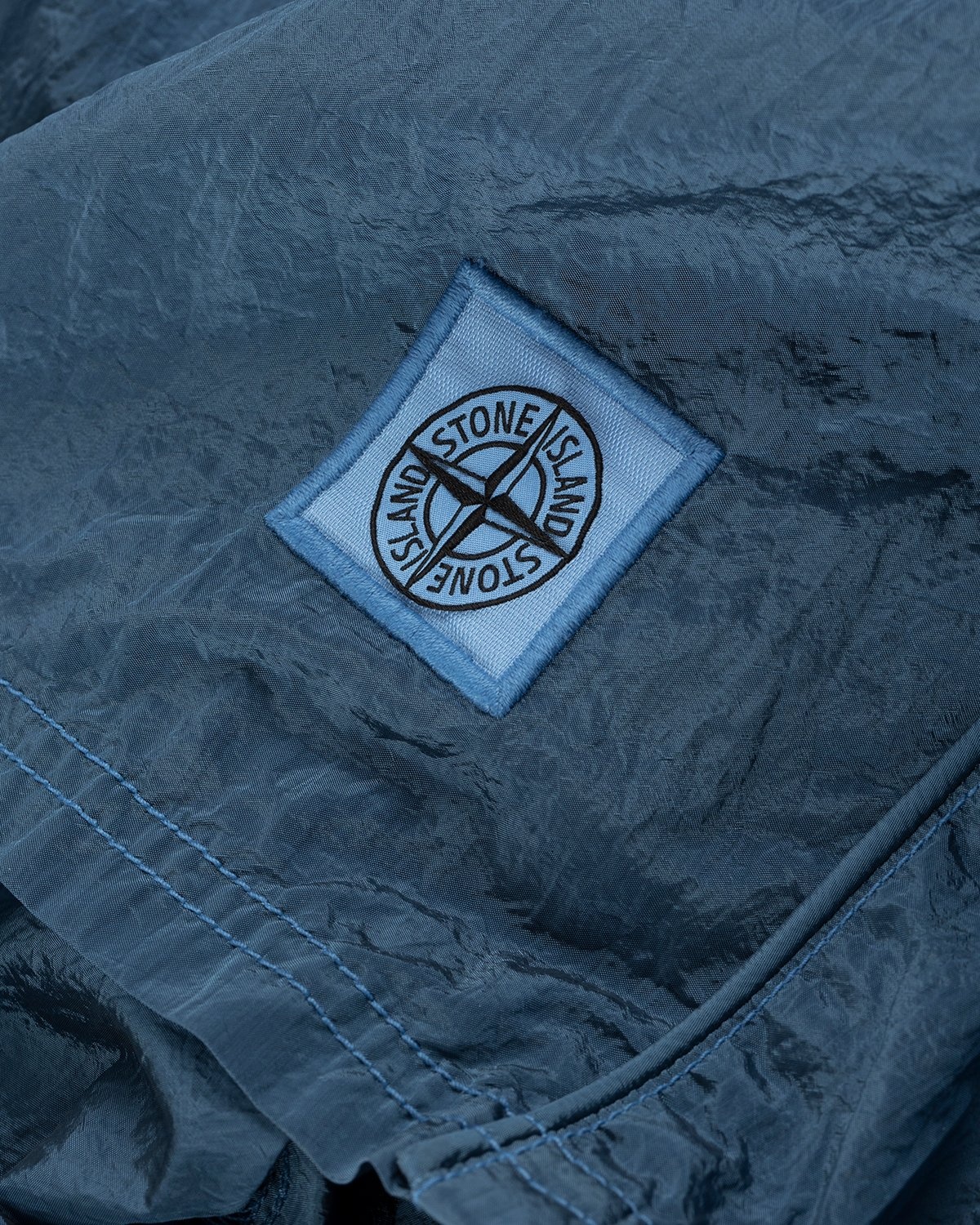 Stone Island – B0243 Nylon Metal Swim Shorts Mid Blue - Shorts - Blue - Image 5