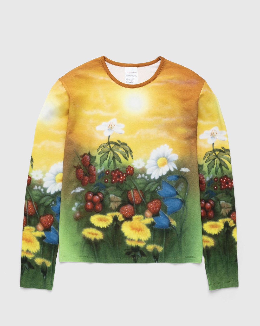Stockholm Surfboard Club – Floral Airbrush Longsleeve Multi - Longsleeves - Multi - Image 1