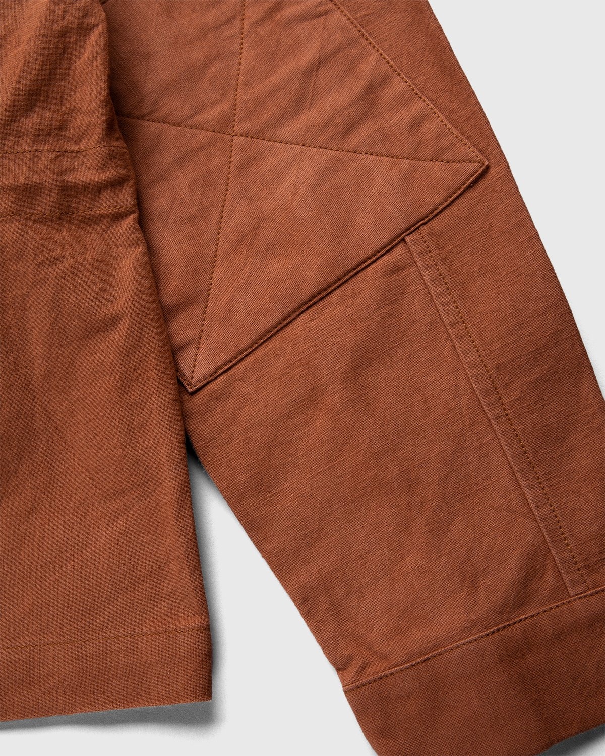 Story mfg. – Helix Jacket Bark Pink Lunar Clamp - Shirts - Brown - Image 5