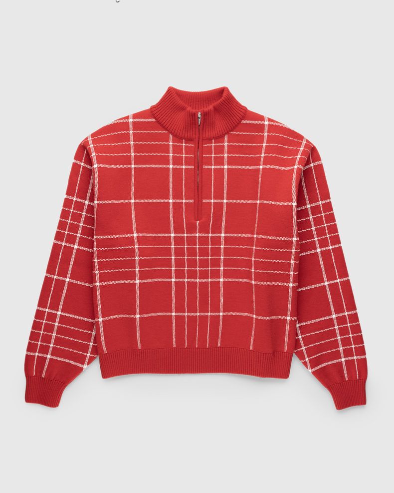 JACQUEMUS – La Maille Carro Multi-Red