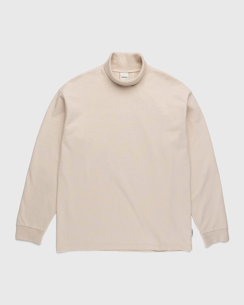 Heavy Staples Turtleneck Off White