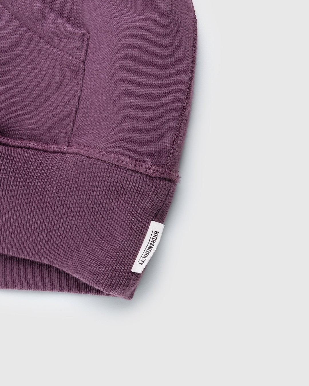 Highsnobiety – Collegiate Hoodie Purple - Sweats - Purple - Image 3
