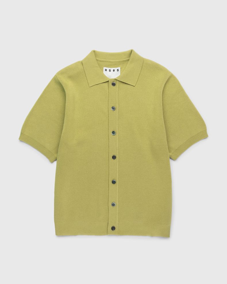 Cotton Knit Shirt Green