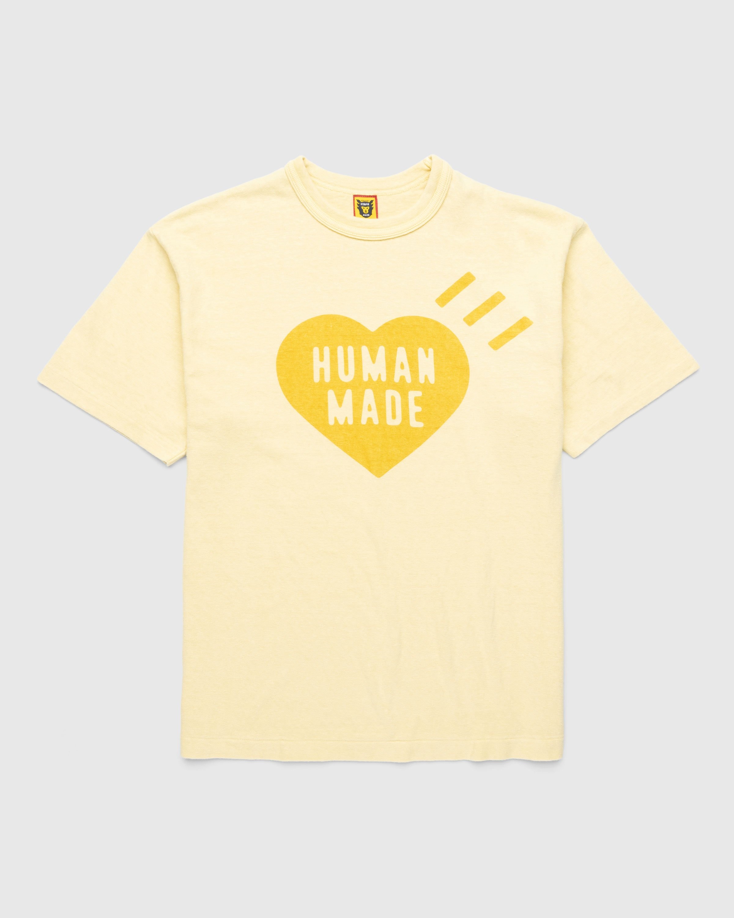 Human Made – Ningen-sei Plant Dyed T-Shirt Yellow - T-shirts - Blue - Image 1
