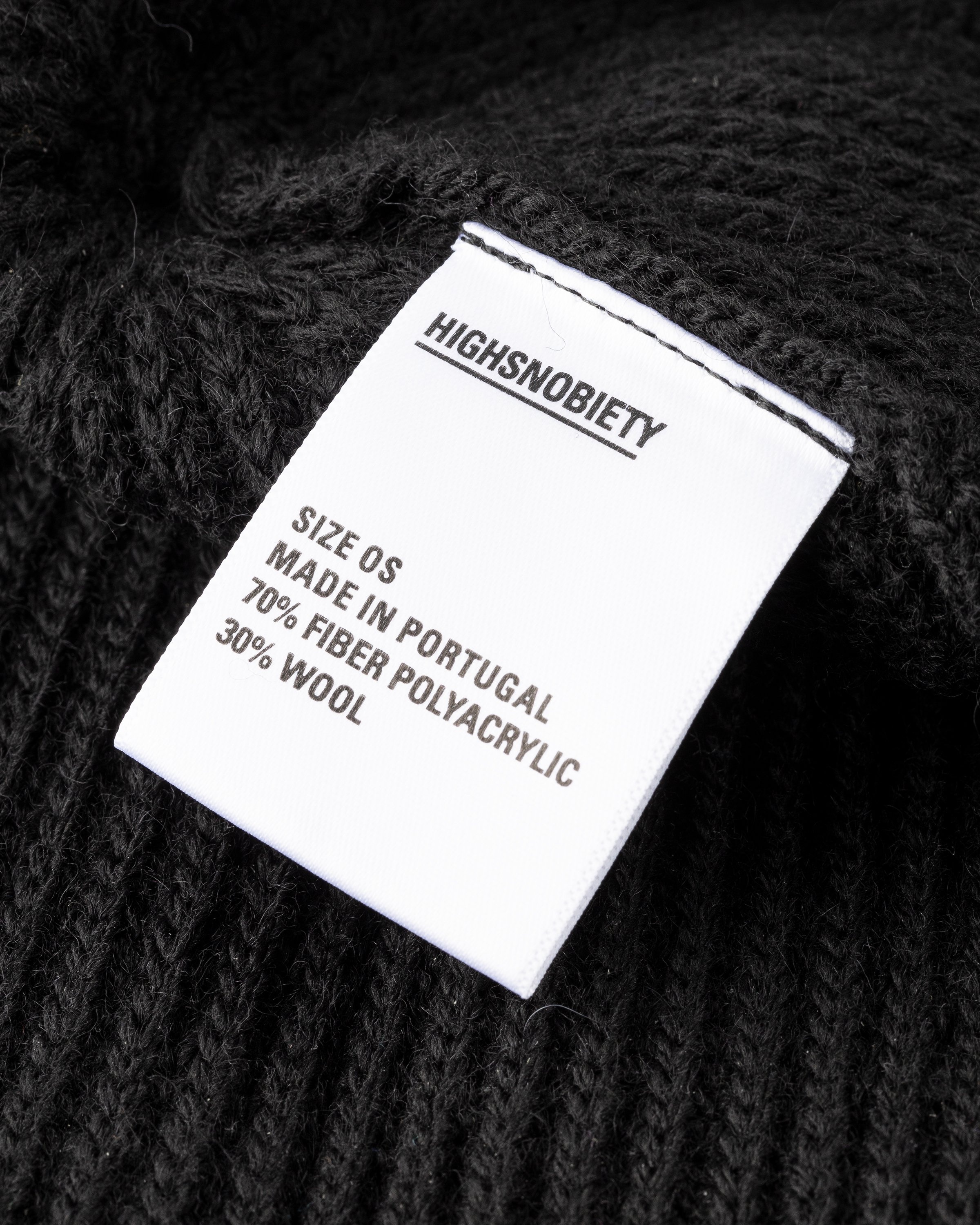 Highsnobiety – BERLIN, BERLIN 3 Beanie Black - Hats - Black - Image 4