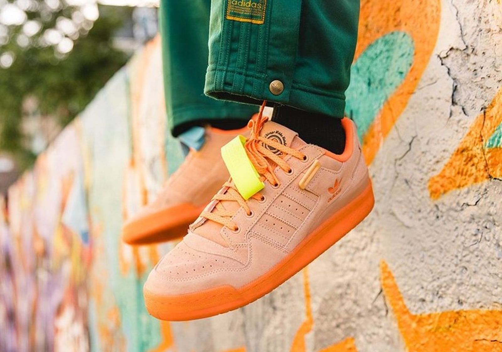 Vic Lloyd x adidas Forum Low on-foot image outside