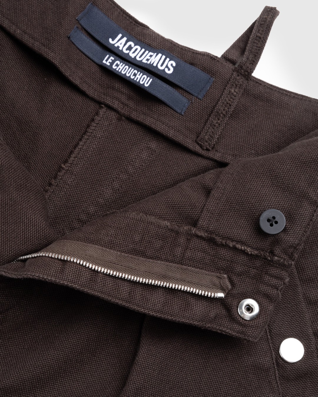 JACQUEMUS – Le Cargo Croissant Dark Brown - Pants - Brown - Image 6